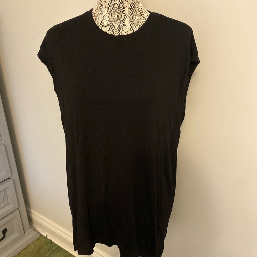 All Saints Black Sleeveless Women's Top L - Picture 2 of 5